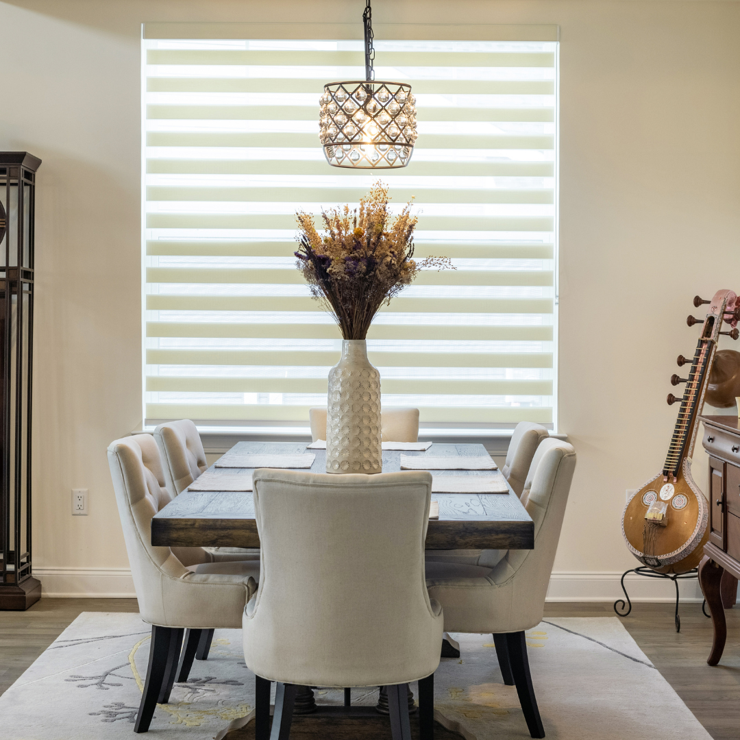 Dual Shades are functional and sophisticated at the same time. Budget Blinds of Chilliwack, Hope and Harrison Chilliwack (604)824-0375