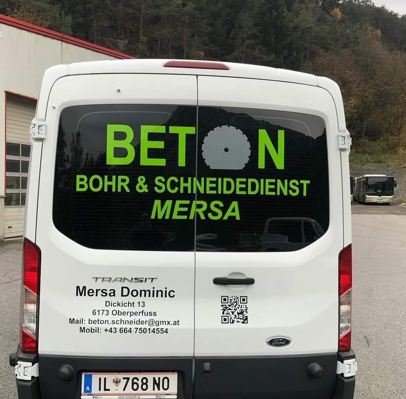 Betonbohr & Schneidedienst MERSA GmbH, Dickicht 13/5 in Oberperfuss