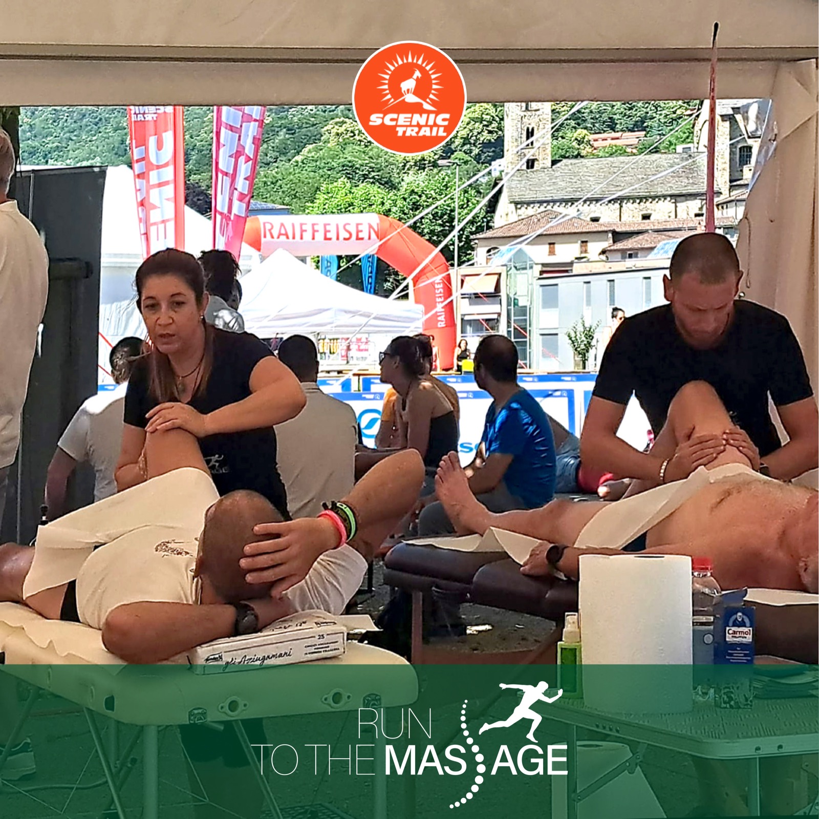 Bilder Run to the massage! Sagl