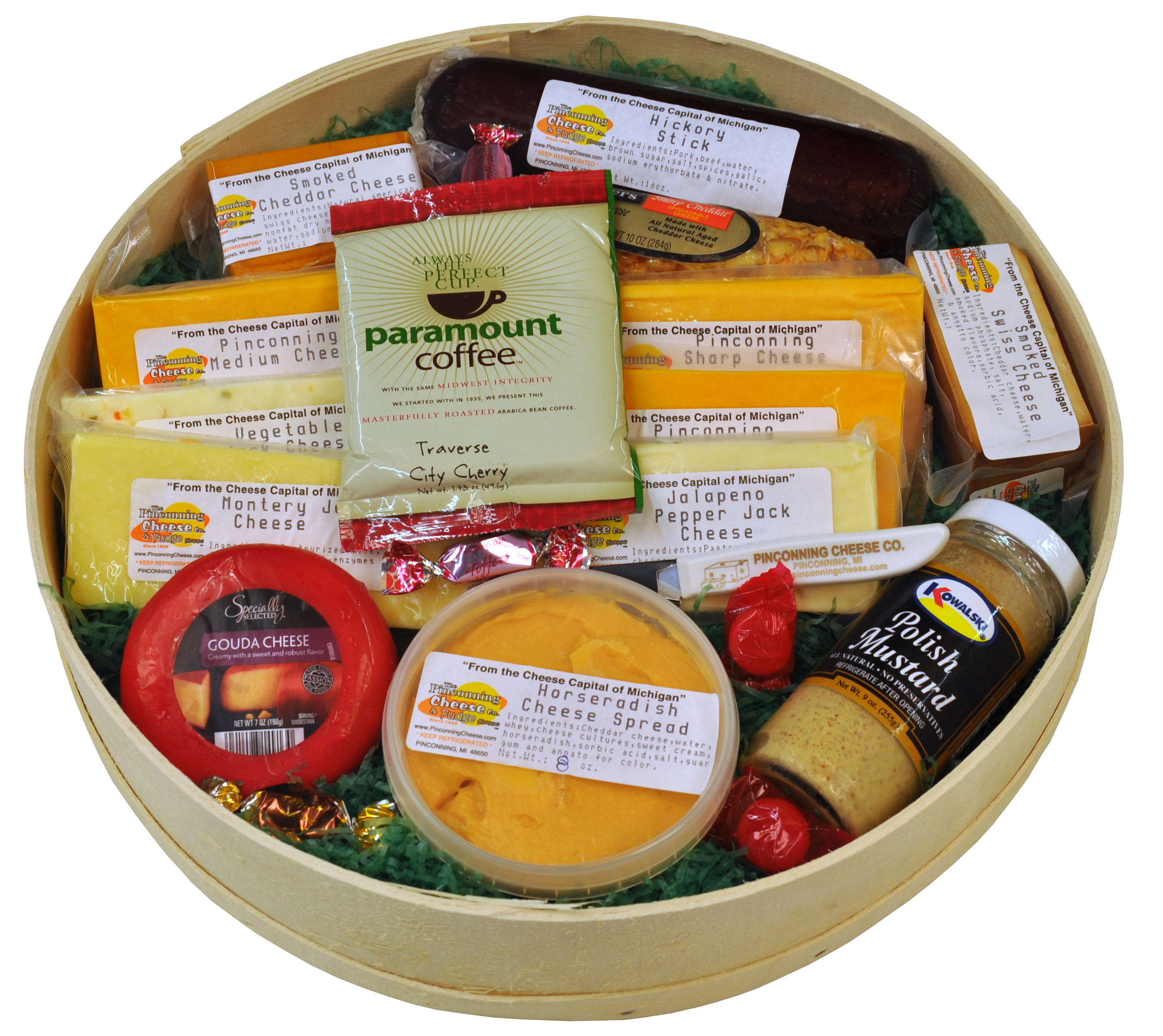Pinconning Cheese Gift Boxes Shipped anywhere!