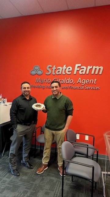 Celebrating the holidays at Mario Giraldo's State  Farm office!