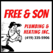 Free & Son Plumbing & Heating Logo
