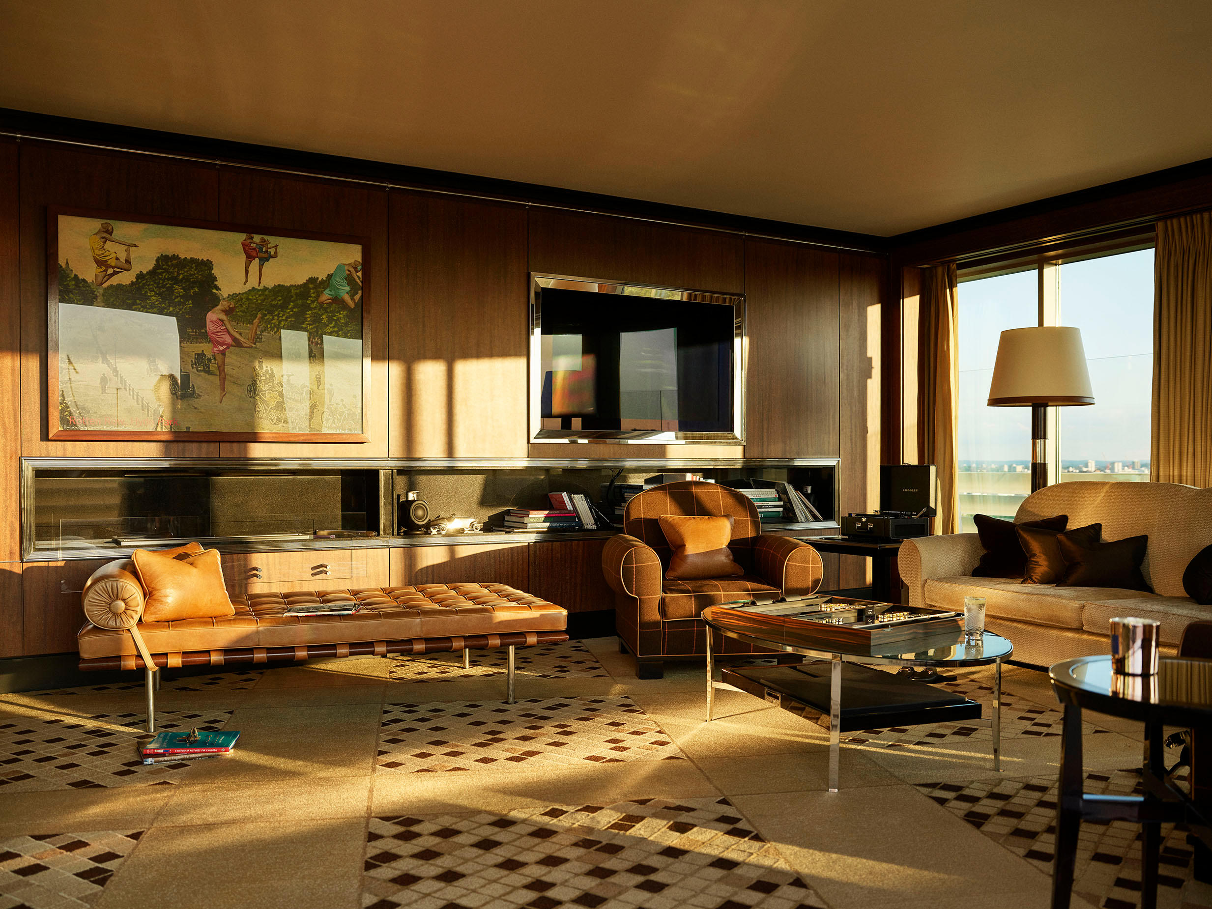 Penthouse living room
