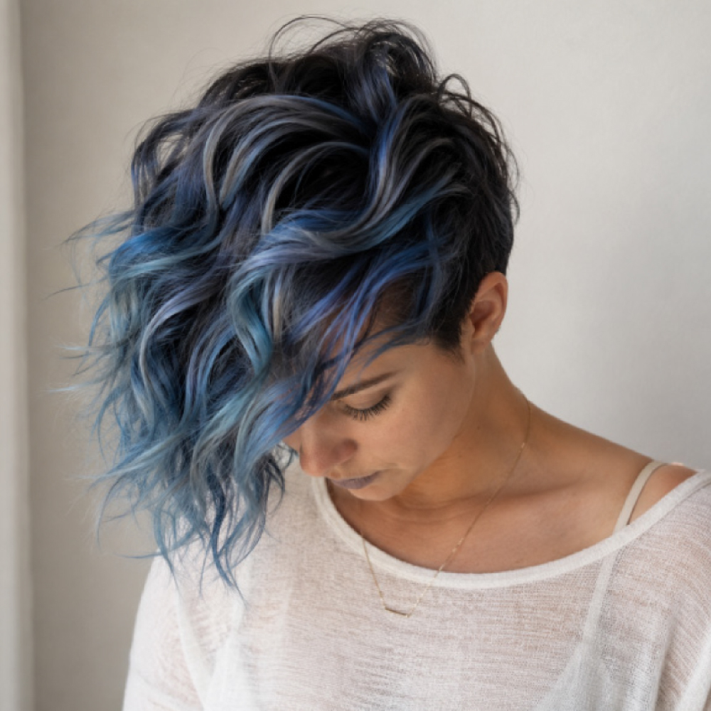 Creative fashion hair color by the expert color specialists at Avissa Salon in Ann Arbor. Customized 