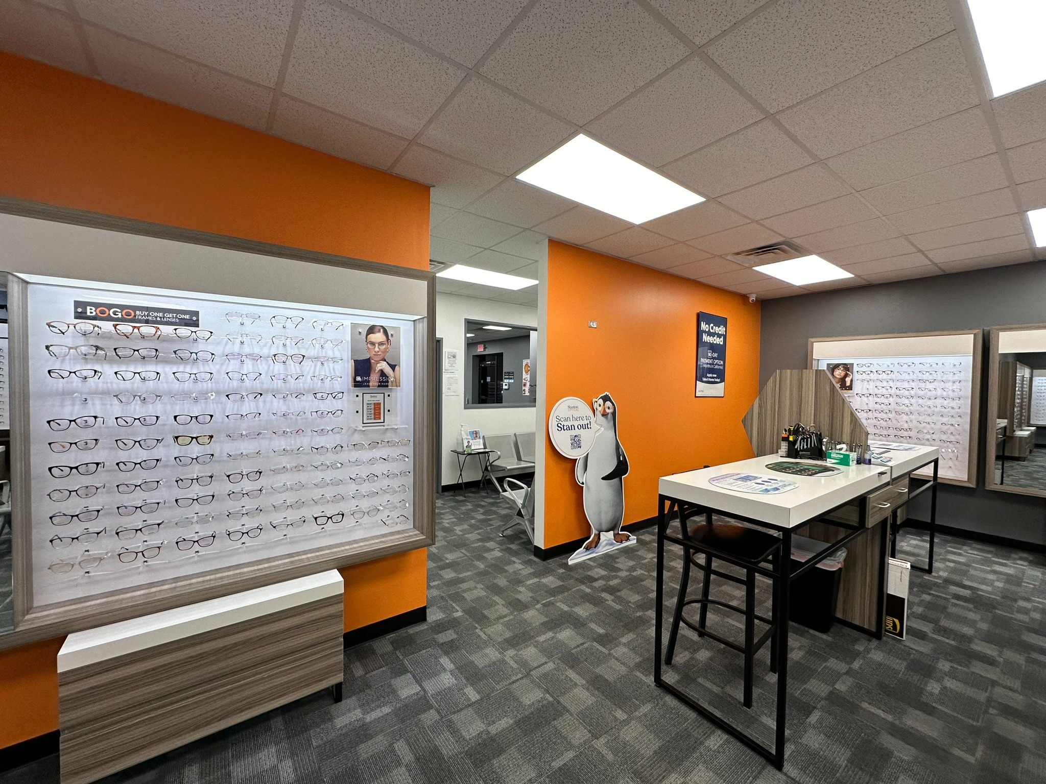 Store Interior at Stanton Optical Store Carrollton TX 75006