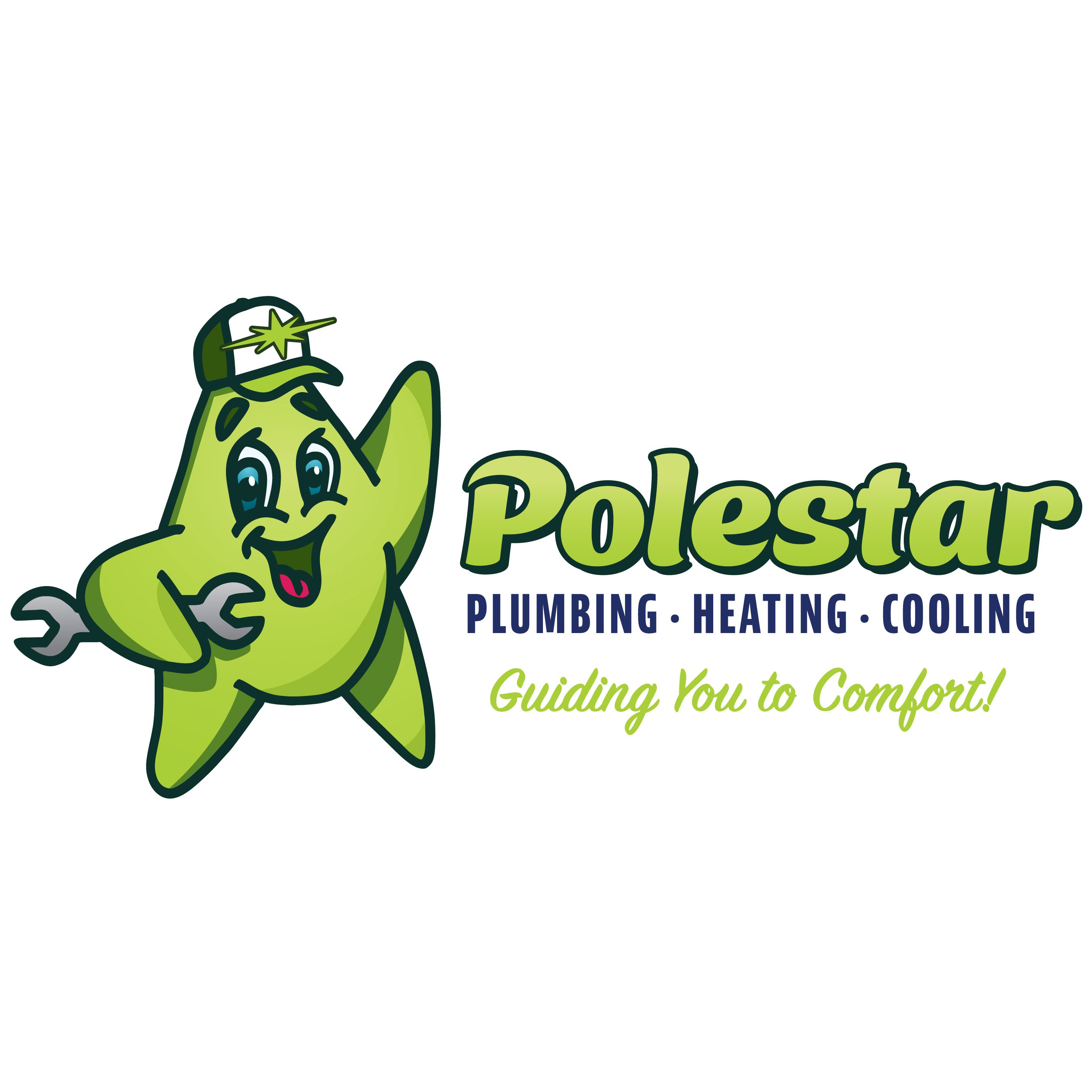 Polestar Plumbing, Heating &amp; Air Conditioning Logo