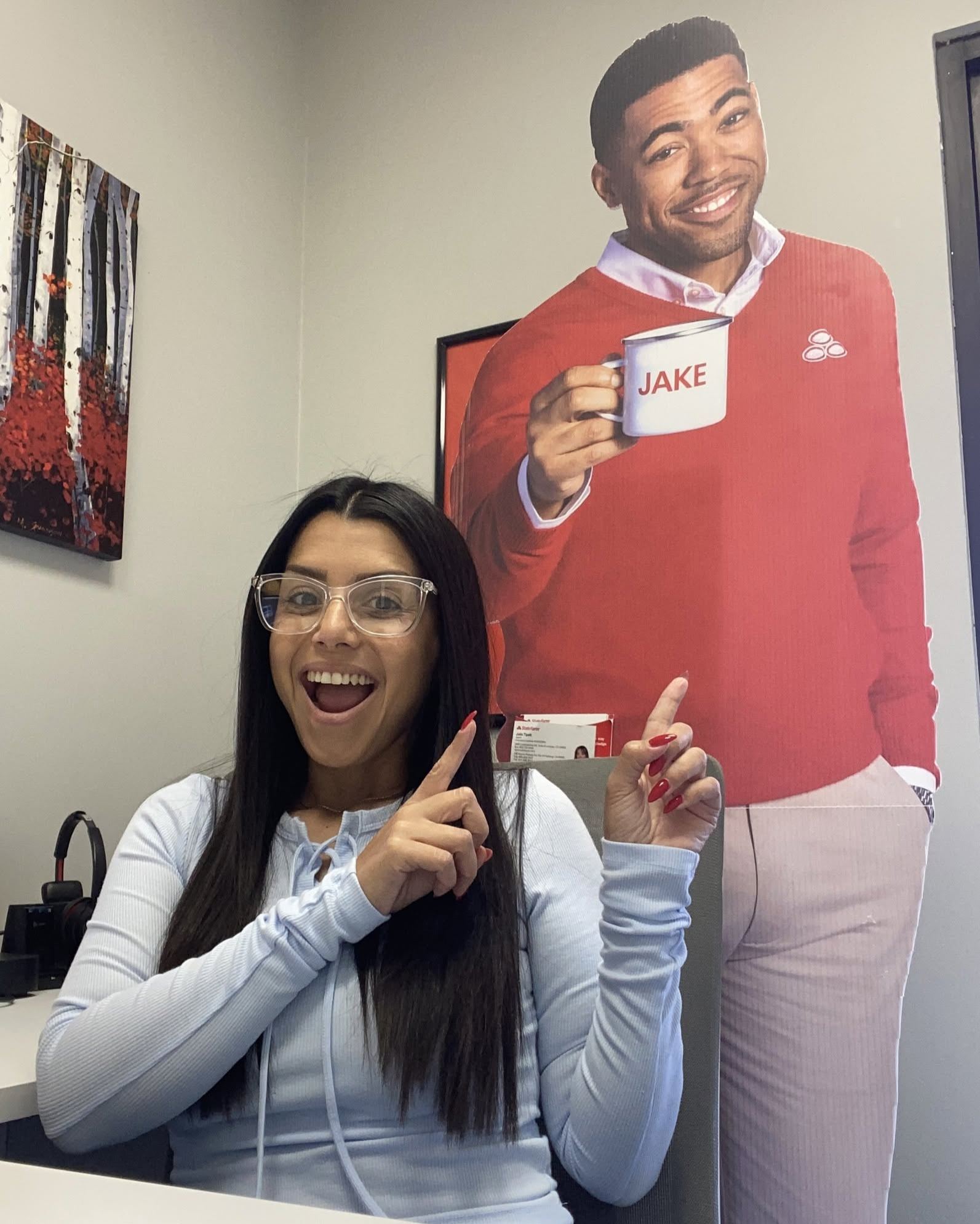This week's WhereIsJakeWednesday! Usually, Jake hits the road, but today he's making office rounds with Briana while she's back in town. She's been remote since moving to Ohio 3 years ago. Welcome back, Briana - great to have her back!