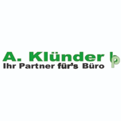 Logo A. Klünder, Ihr Partner für's Büro