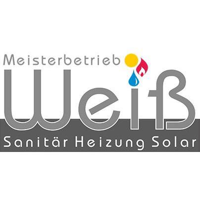 Logo Meisterbetrieb Weiß Sanitär Heizung Solar