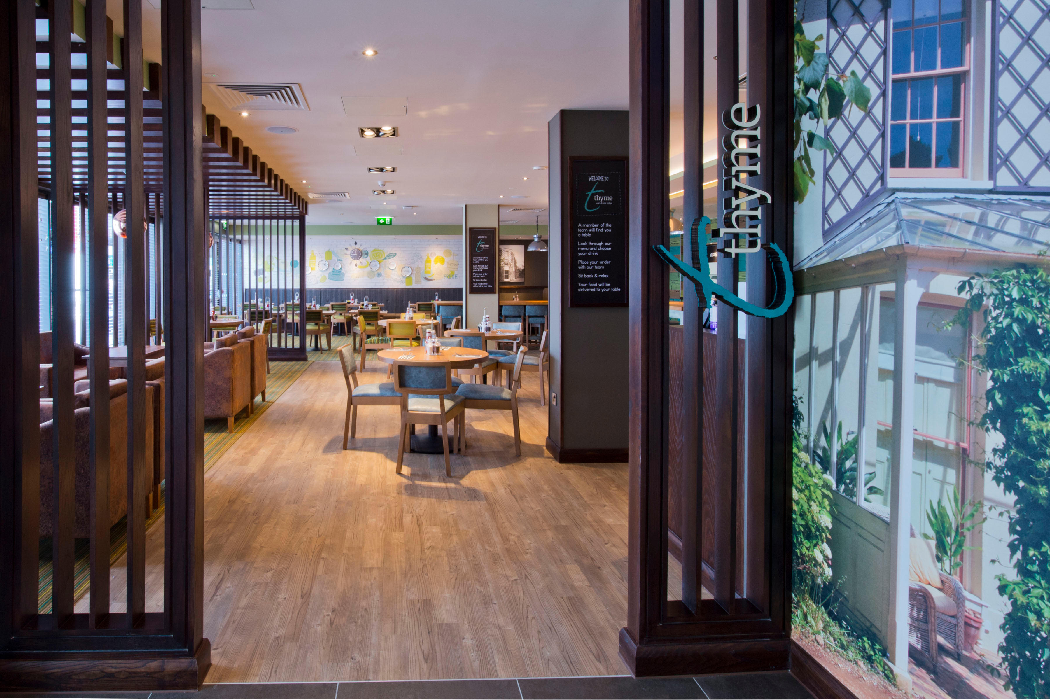 Thyme restaurant Premier Inn London Kew Bridge hotel Brentford 03333 211271