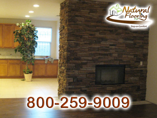 Stone Fireplace