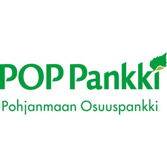 POP Pankki Pohjanmaan Tiistenjoen konttori Logo