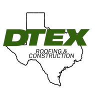 DTEX Roofing &amp; Construction Logo