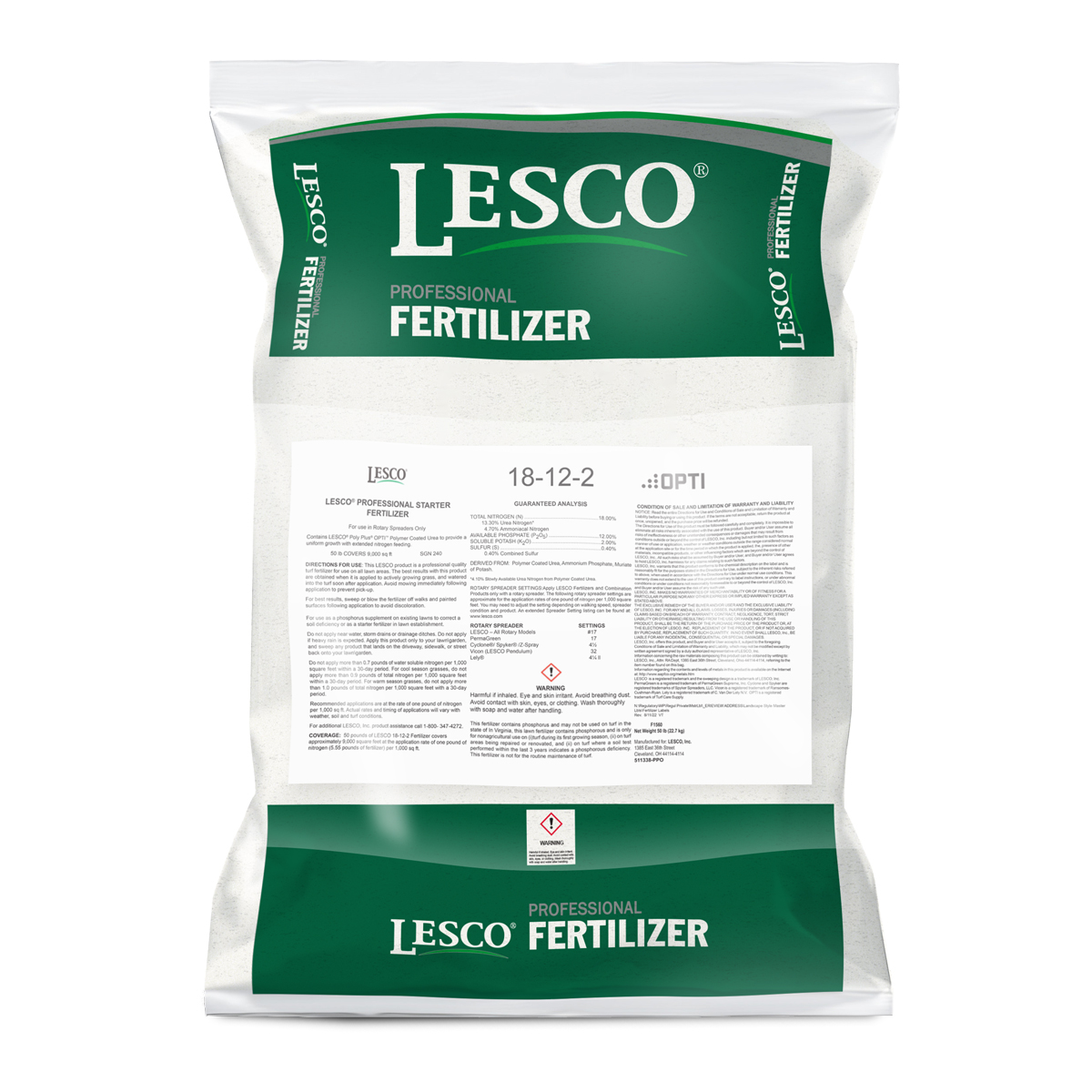 Lesco Fertilizer, Seed, Sod or Turf