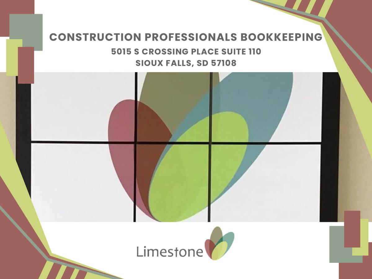 construction professionals bookkeeping Limestone Inc Sioux Falls (605)610-4958