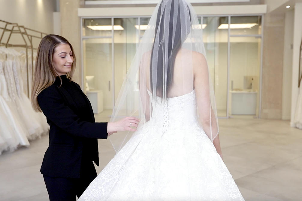 Designer wedding dress