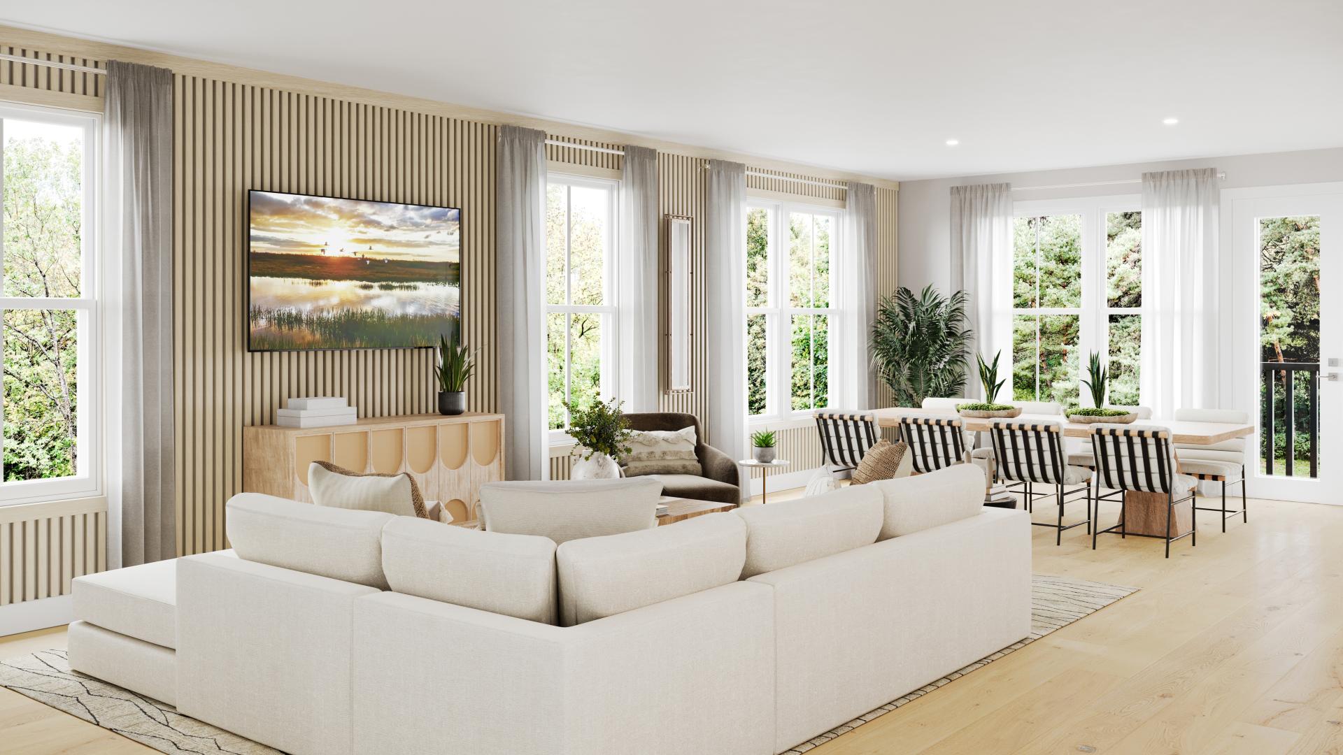 Spacious living areas