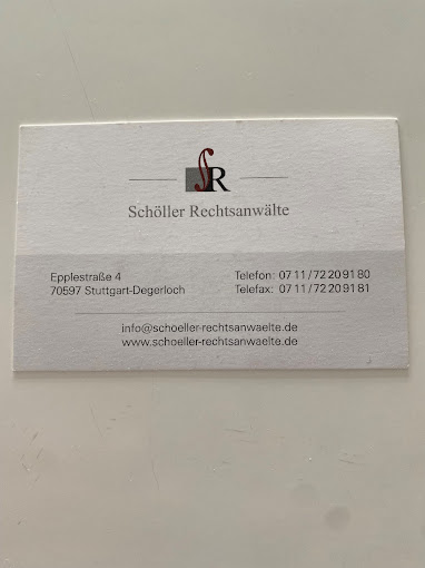 Kundenbild groß 5 Schöller Rechtsanwälte - Anwaltskanzlei Stuttgart Degerloch