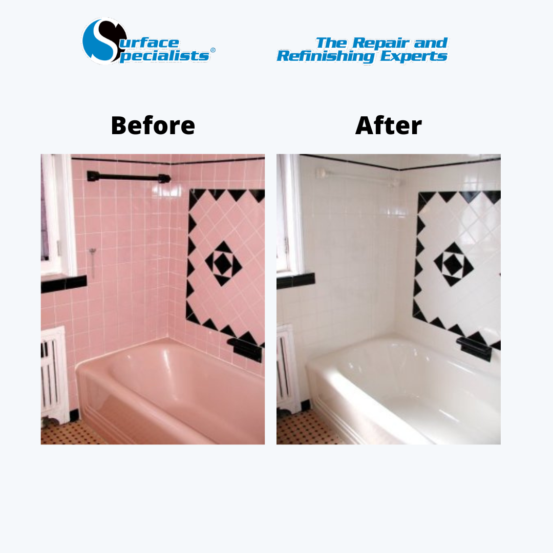 Ceramic Tile
Ceramic tile refinishing has several benefits versus costly bathroom remodeling. Since  Surface Specialists Inc North Charleston (843)744-5575