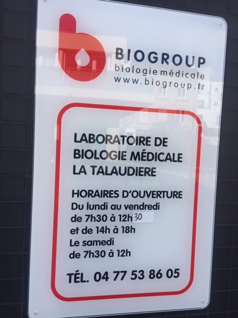 Images BIOGROUP - Laboratoire de La Talaudière