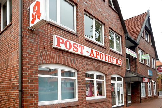 Aussenansicht der Post-Apotheke