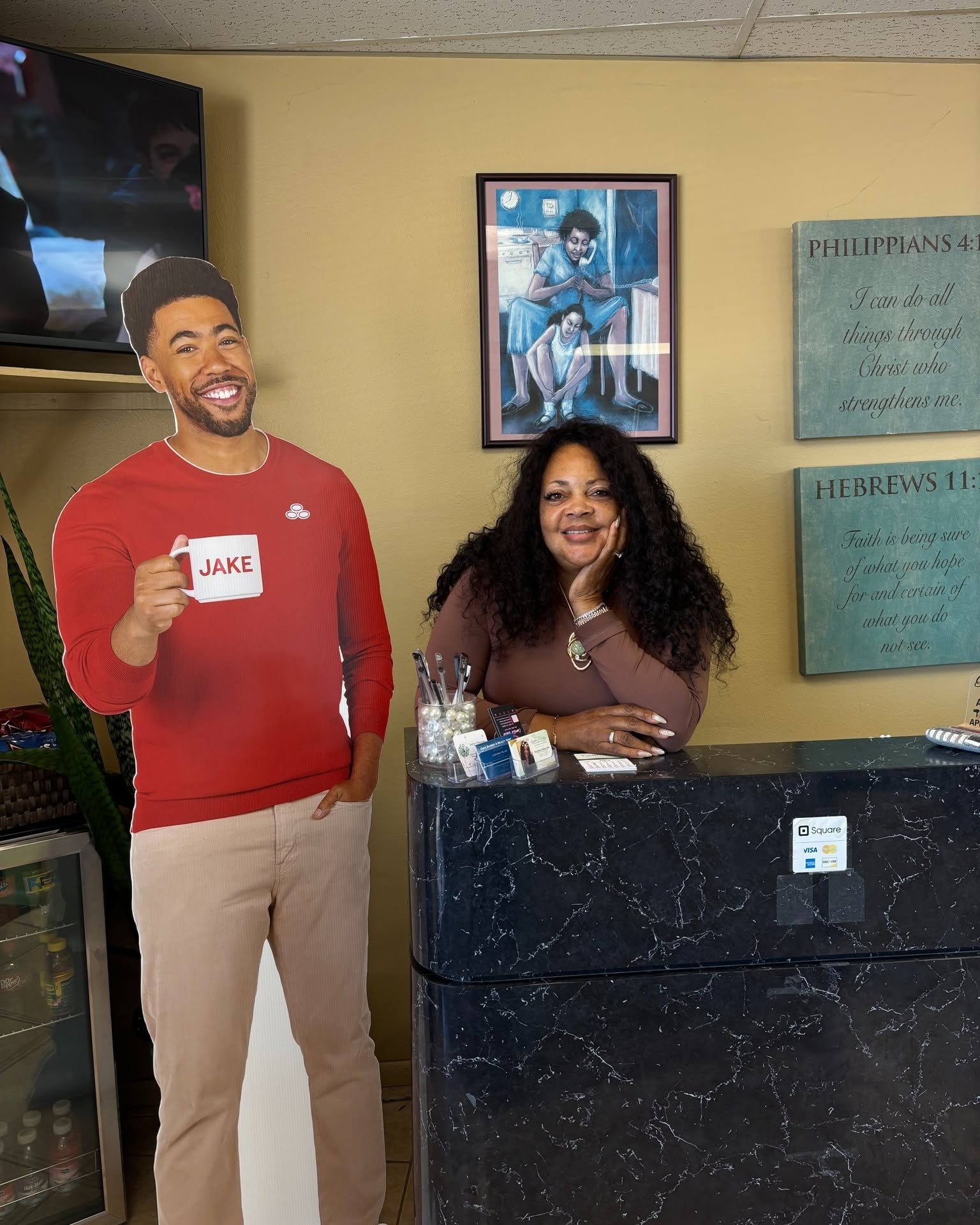 This week's WhereIsJakeWednesday highlights another GoodNeighbor, Cynthia Wiley, owner of Oaks Barber & Beauty Shop in Lompoc! With 41 years of experience, Cynthia offers cuts, braids, extensions, chemical services, and natural hair care.
