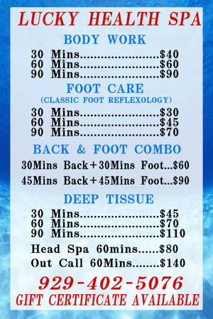Images Lucky Health Spa in Call & out Call