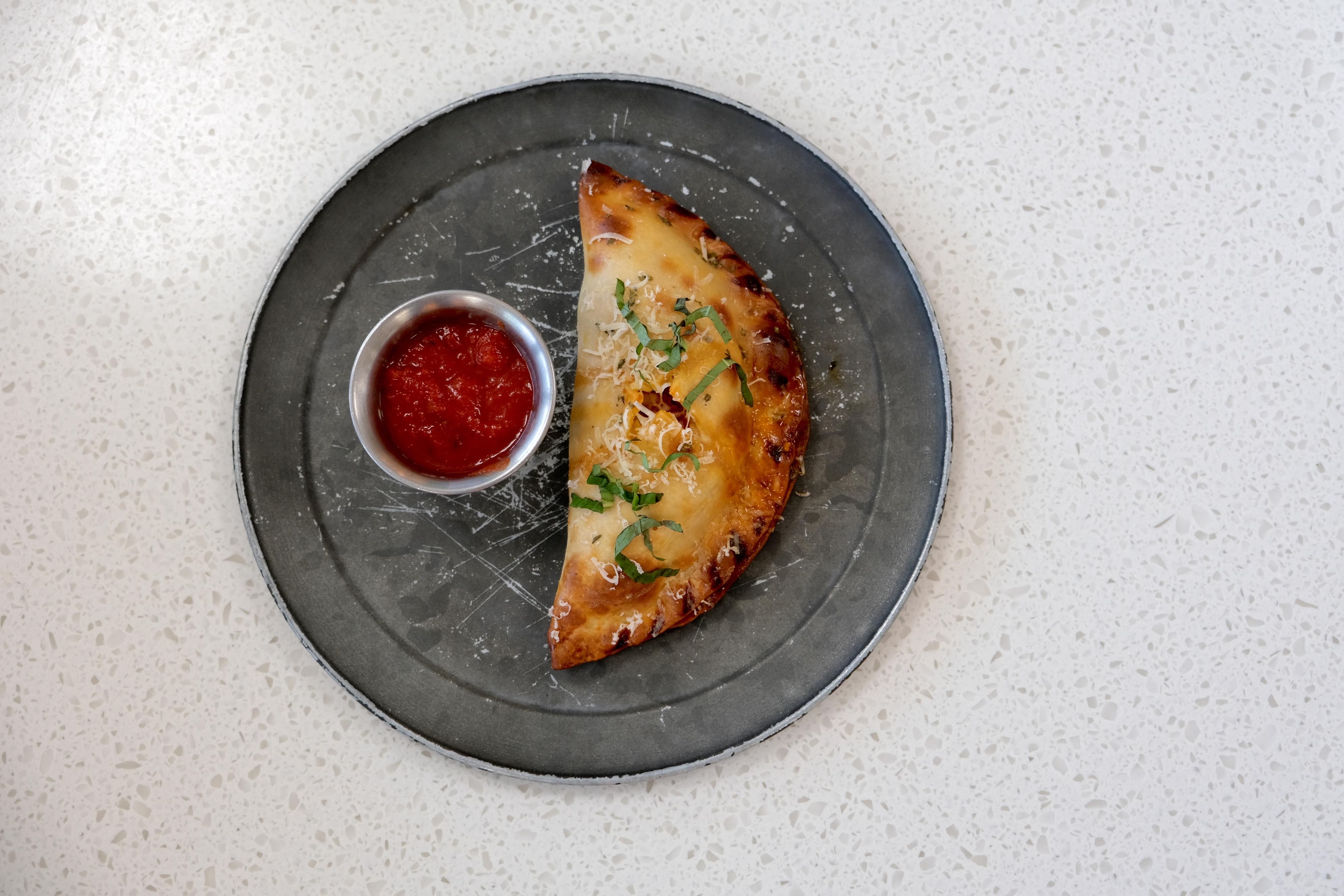 Spanakopita | Cheesy Pepperoni | Buffalo Chicken Calzone