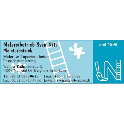 Malerbetrieb Sven Nitz in Nuthetal - Logo