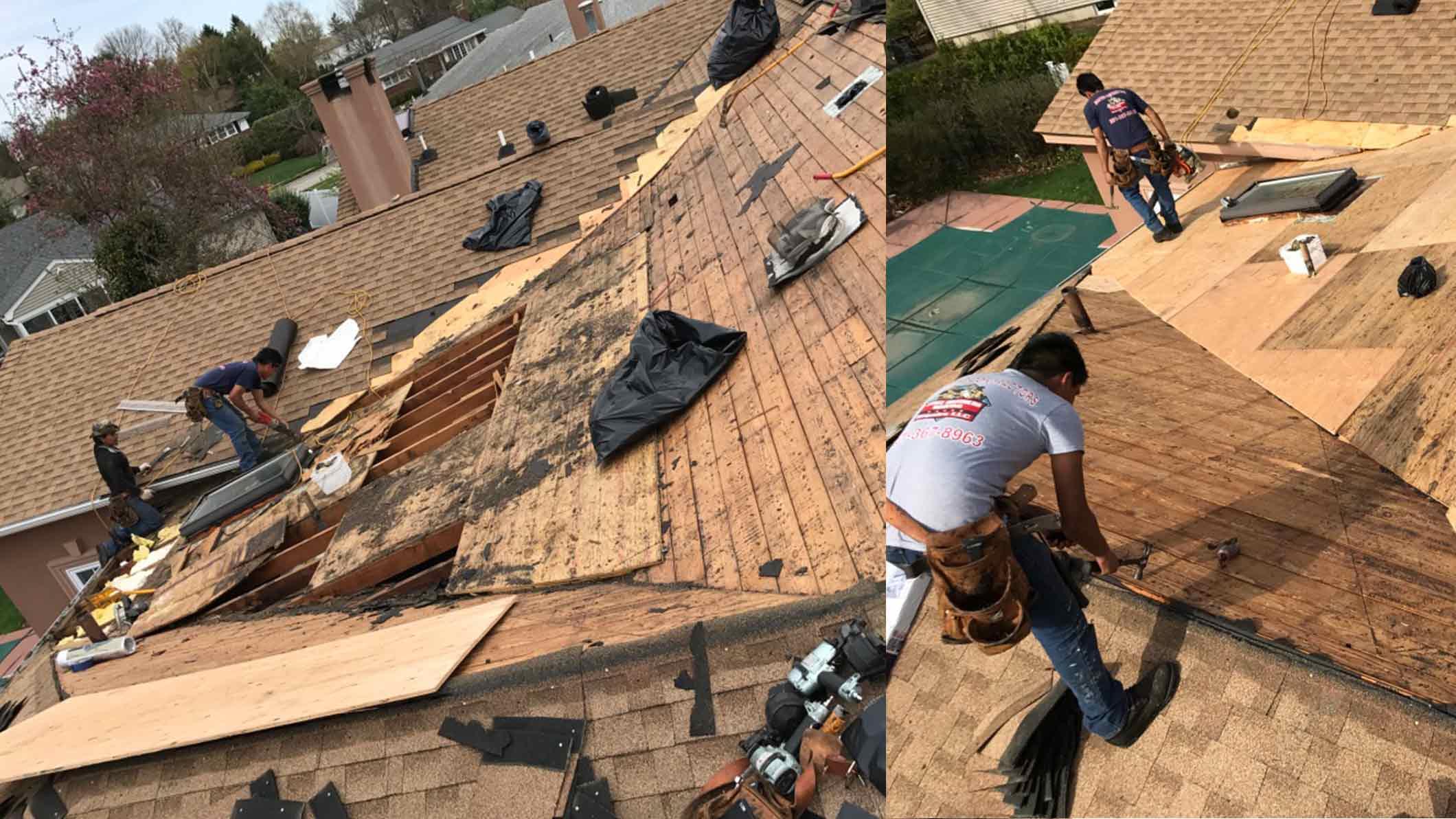 Residential Roofing contractors specialist in shingles roof near me Three Brothers Roofing Contractors, Flat Roof Leak Repair NJ Palisades Park (201)367-8963