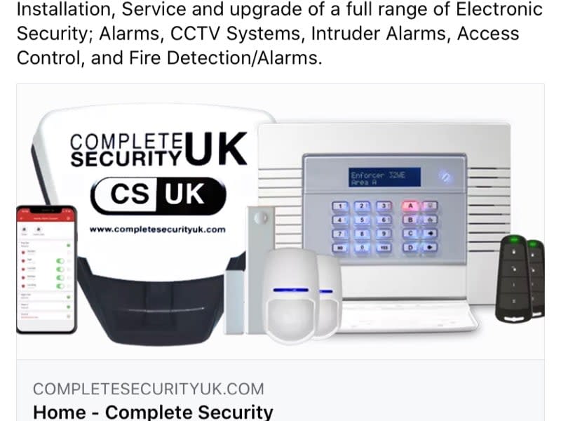 Complete Security UK (SW) Ltd Bristol 01173 048825