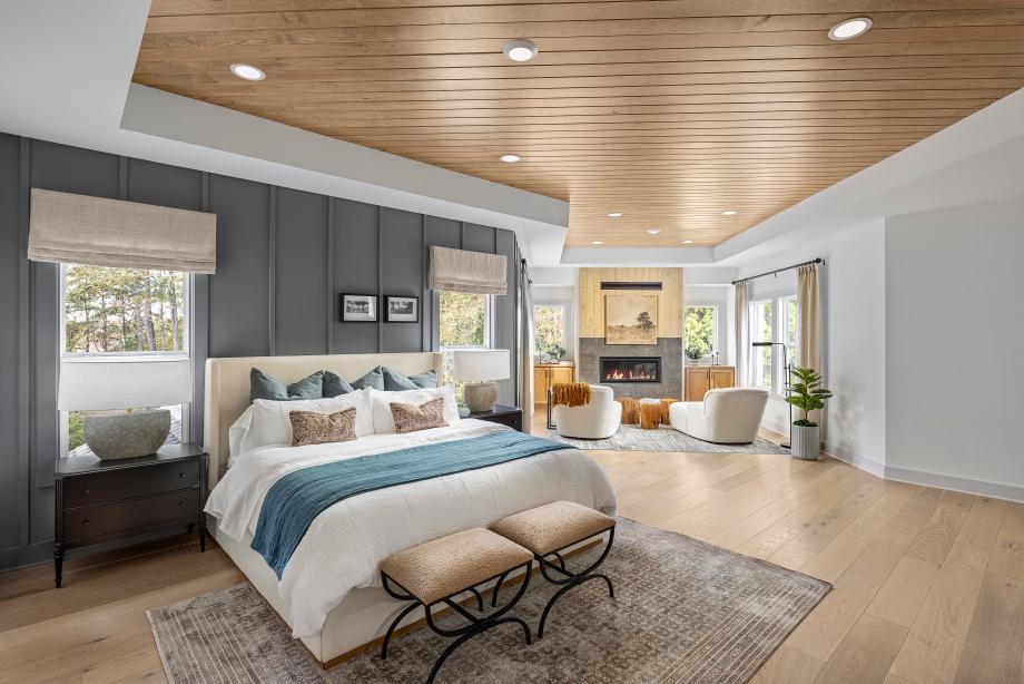 Luxurious primary bedroom suites