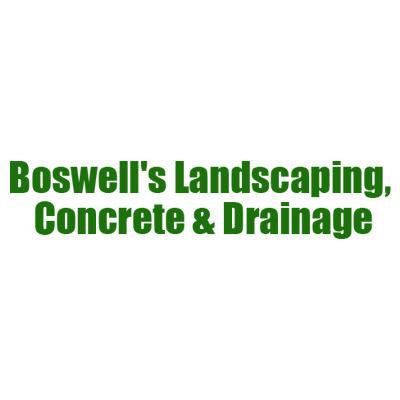 Boswell's Landscaping, Concrete, Drainage & Septic Solutions Logo