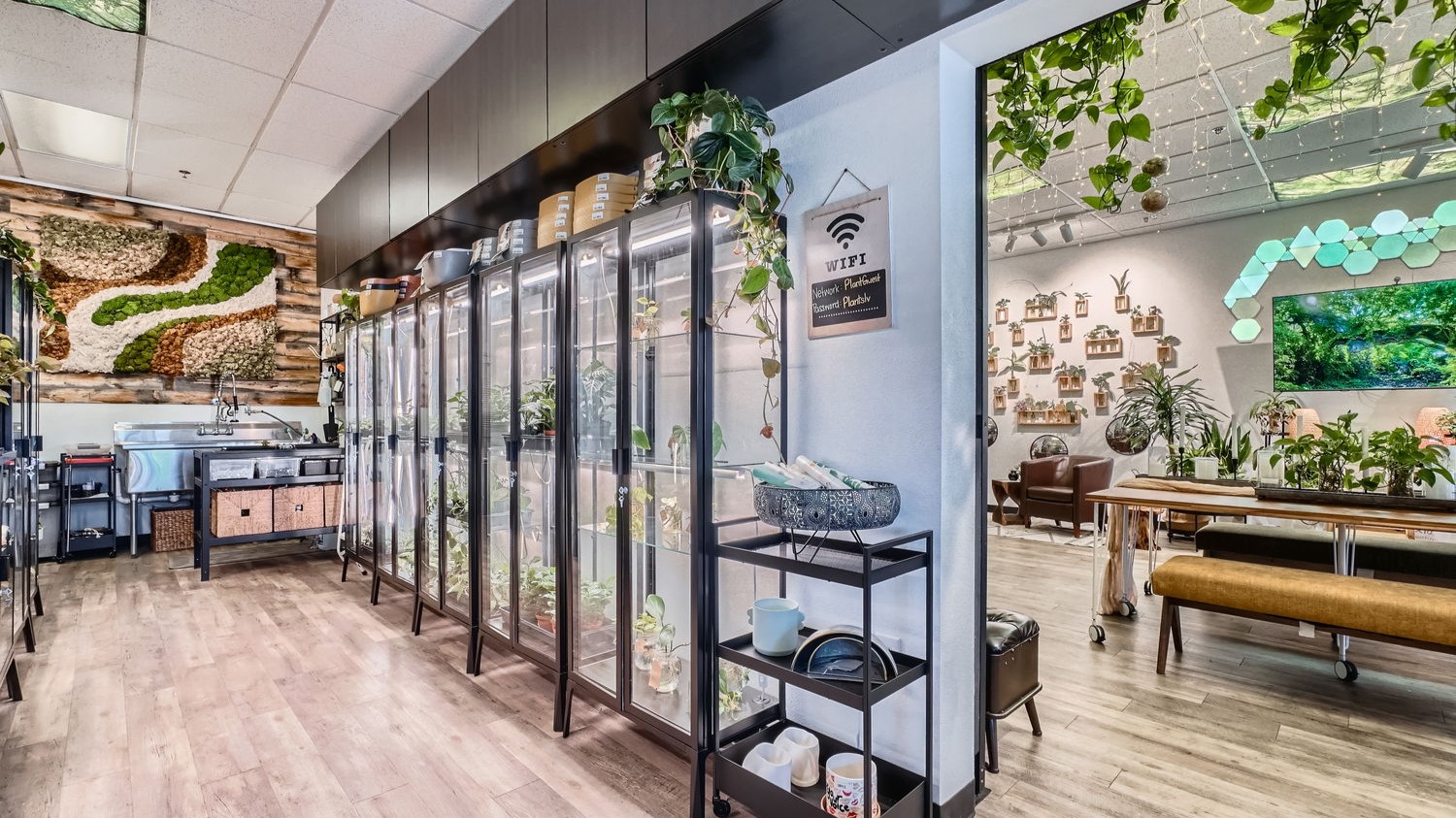 Enjoy an engaging hands-on plant workshop at Rooting For You, where attendees learn basic plant care while creating a unique piece to take home!