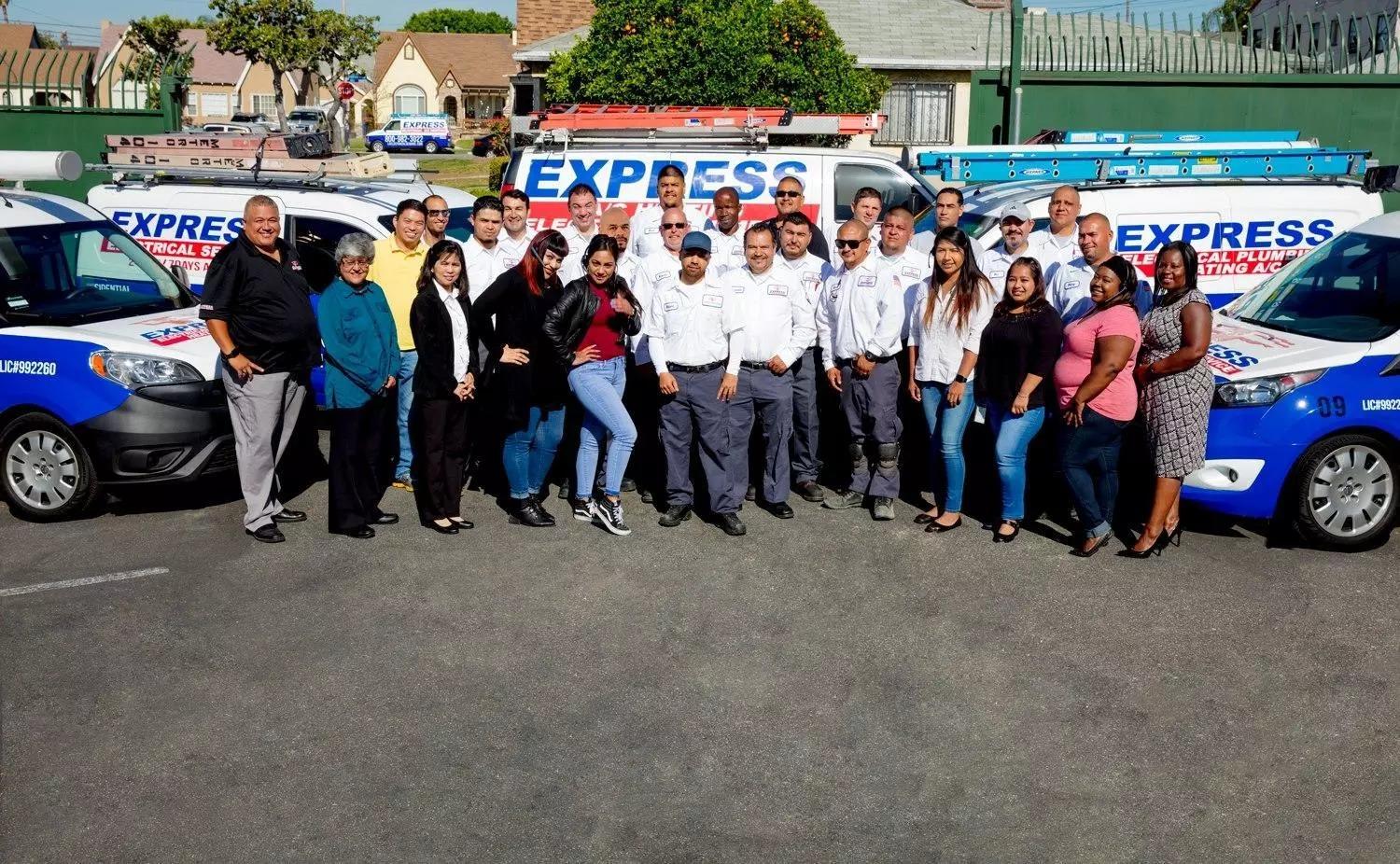 Express Electrical Services Team Photo Express Electrical Services Los Angeles (323)275-4082