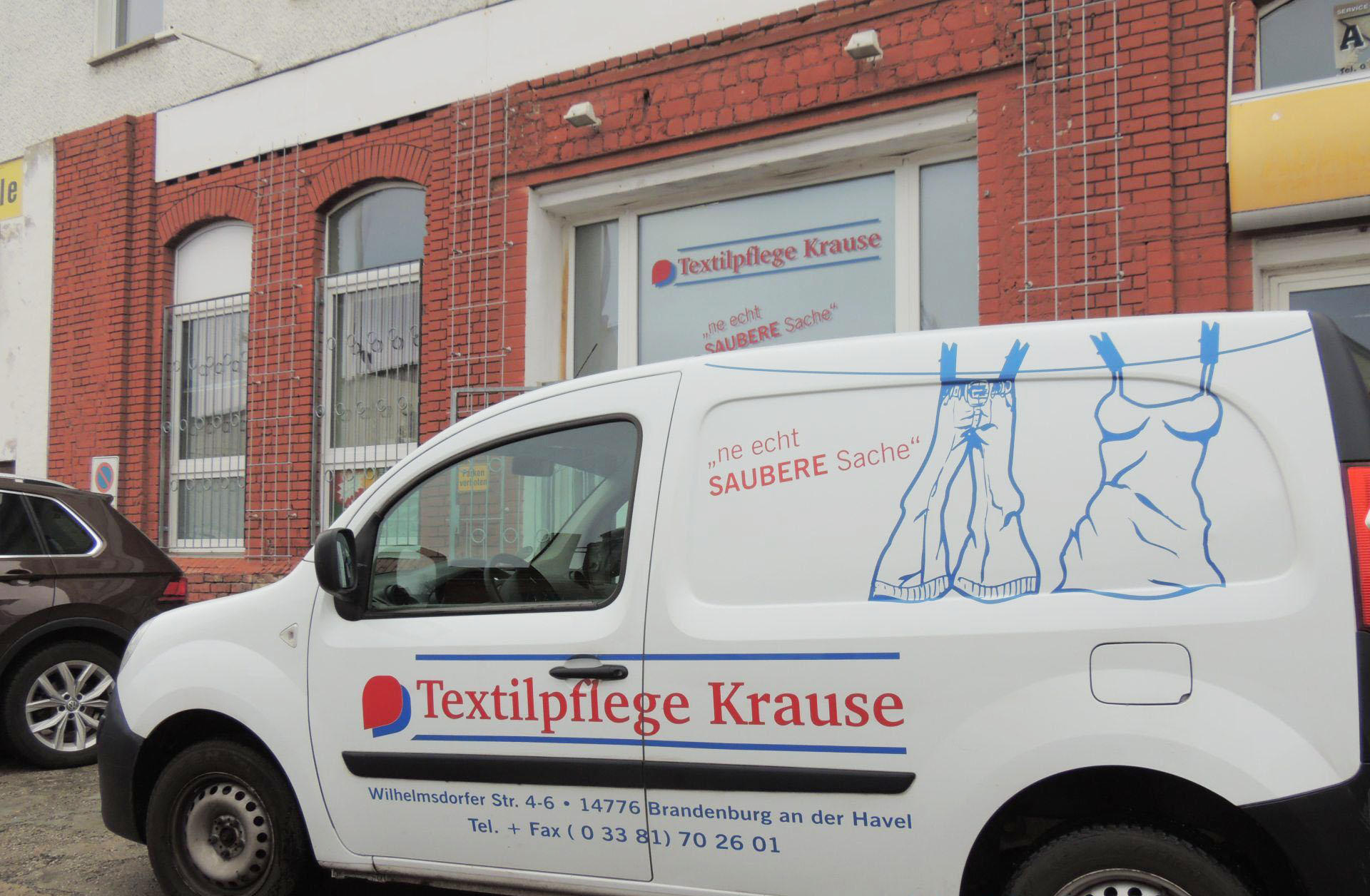 Textilpflege Krause GmbH, Wilhelmsdorfer Straße 4/6 in Brandenburg an der Havel