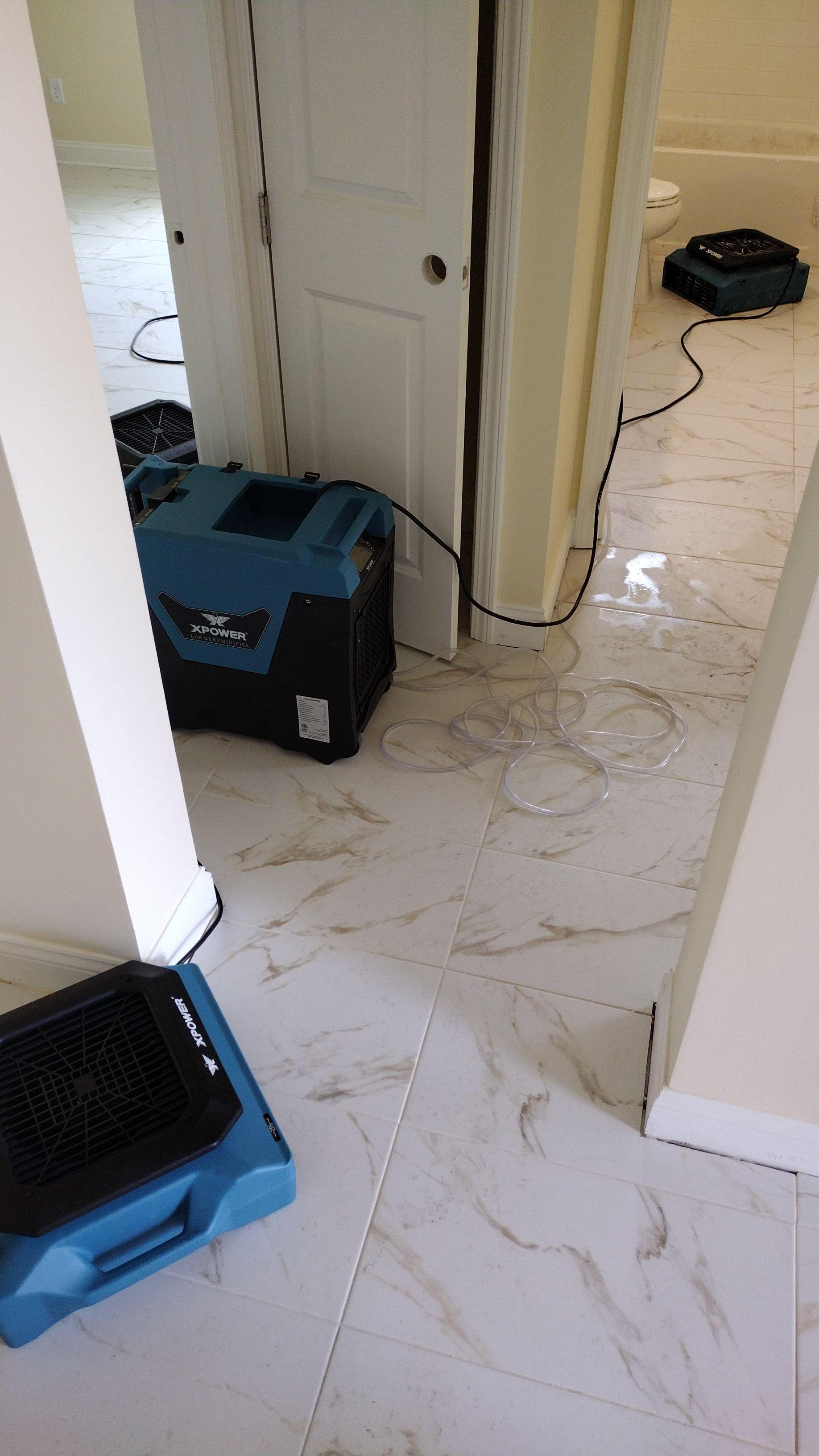 Water Mitigation in a new construction building