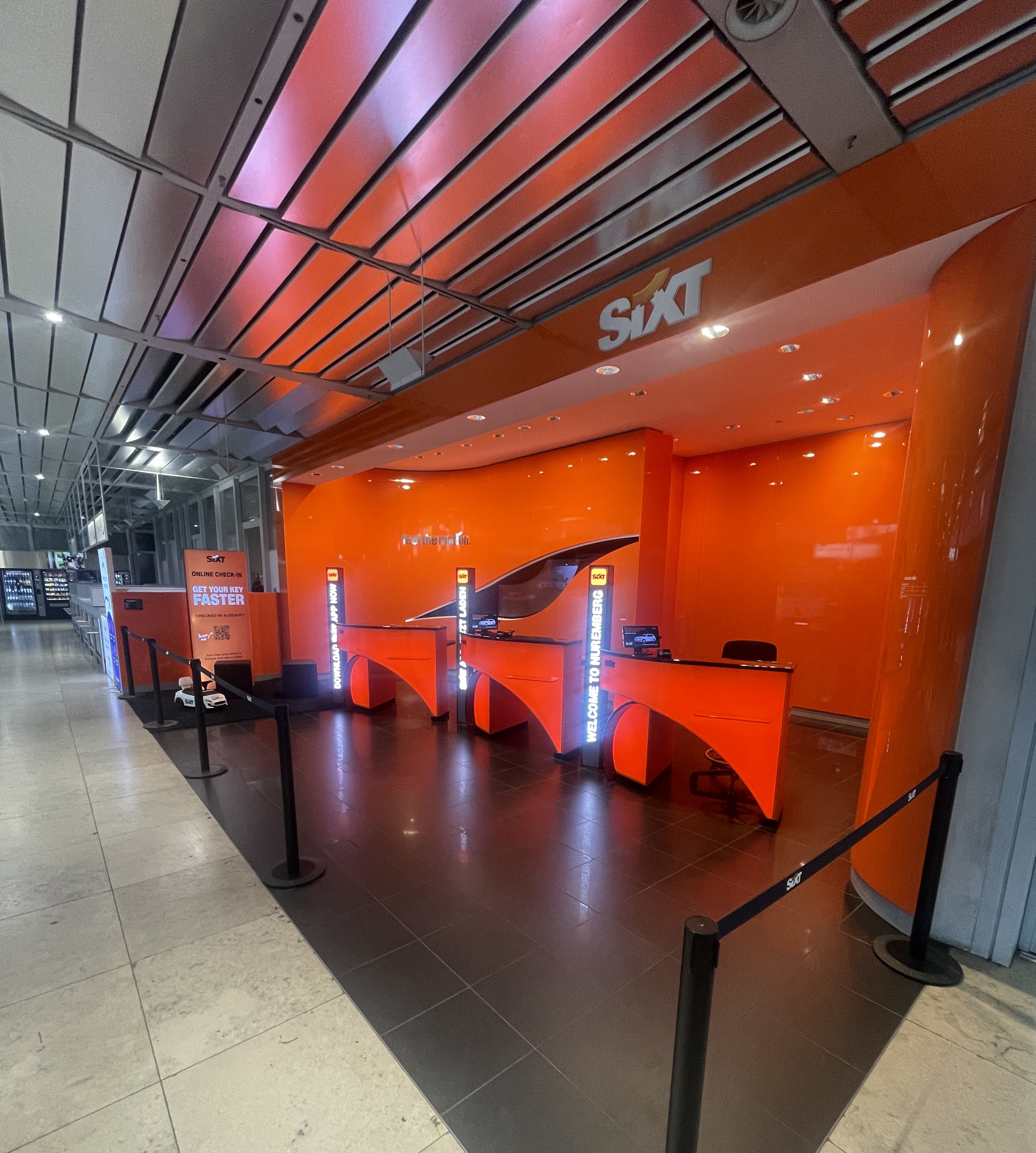 SIXT Autovermietung Nürnberg Flughafen, Flughafenstr./Mietwagenzentrum in Nürnberg