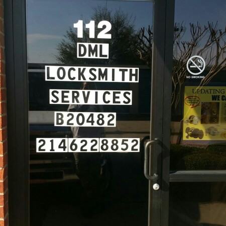 dml locksmith services
1210 west McDermott Dr, unit 112 
Allen , TX 75013