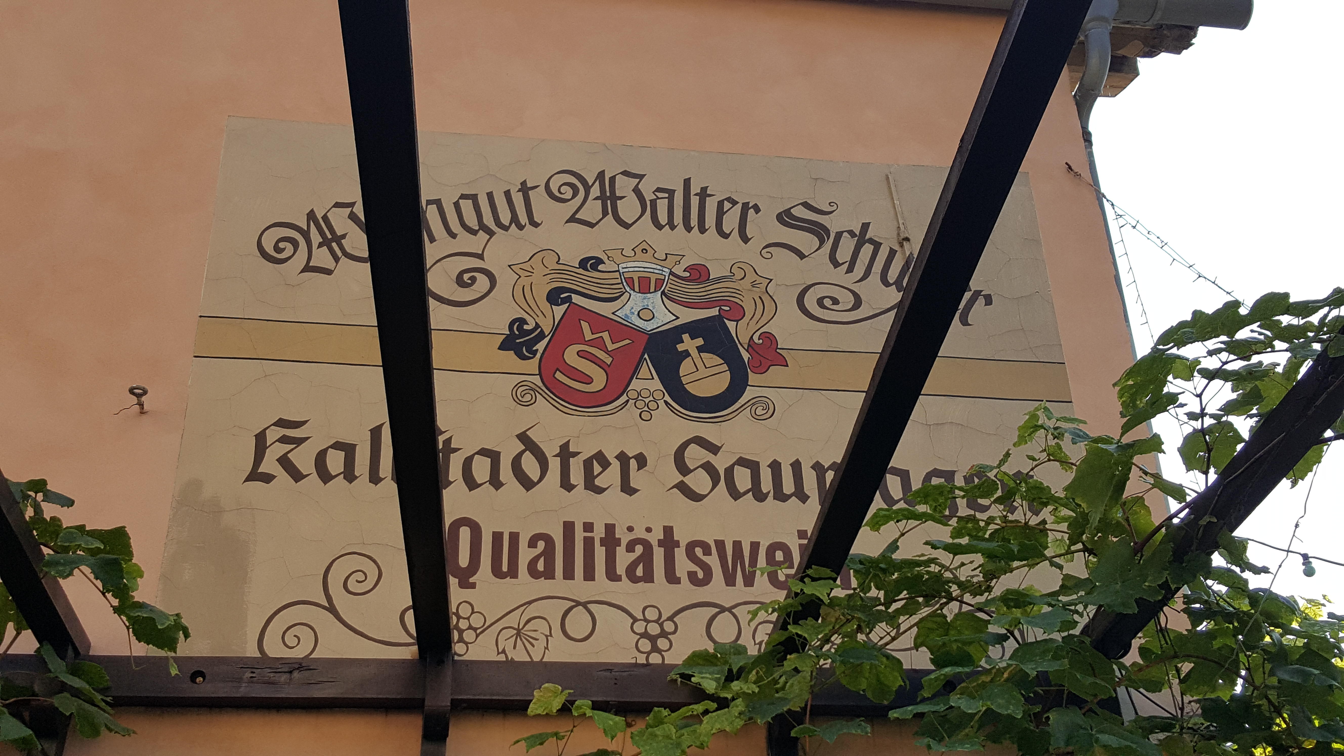 Straußwirtschaft & Eiscafé Schuster, Weinstr. 18 in Kallstadt