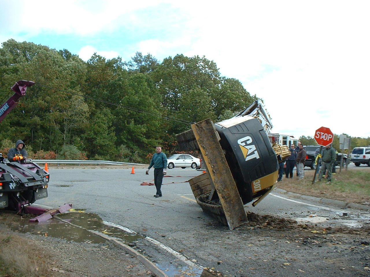 Stuck on the side of the road? Call for a tow!