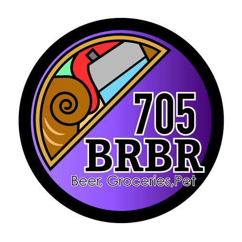 705 BRBR Beer, Groceries, Pet Logo