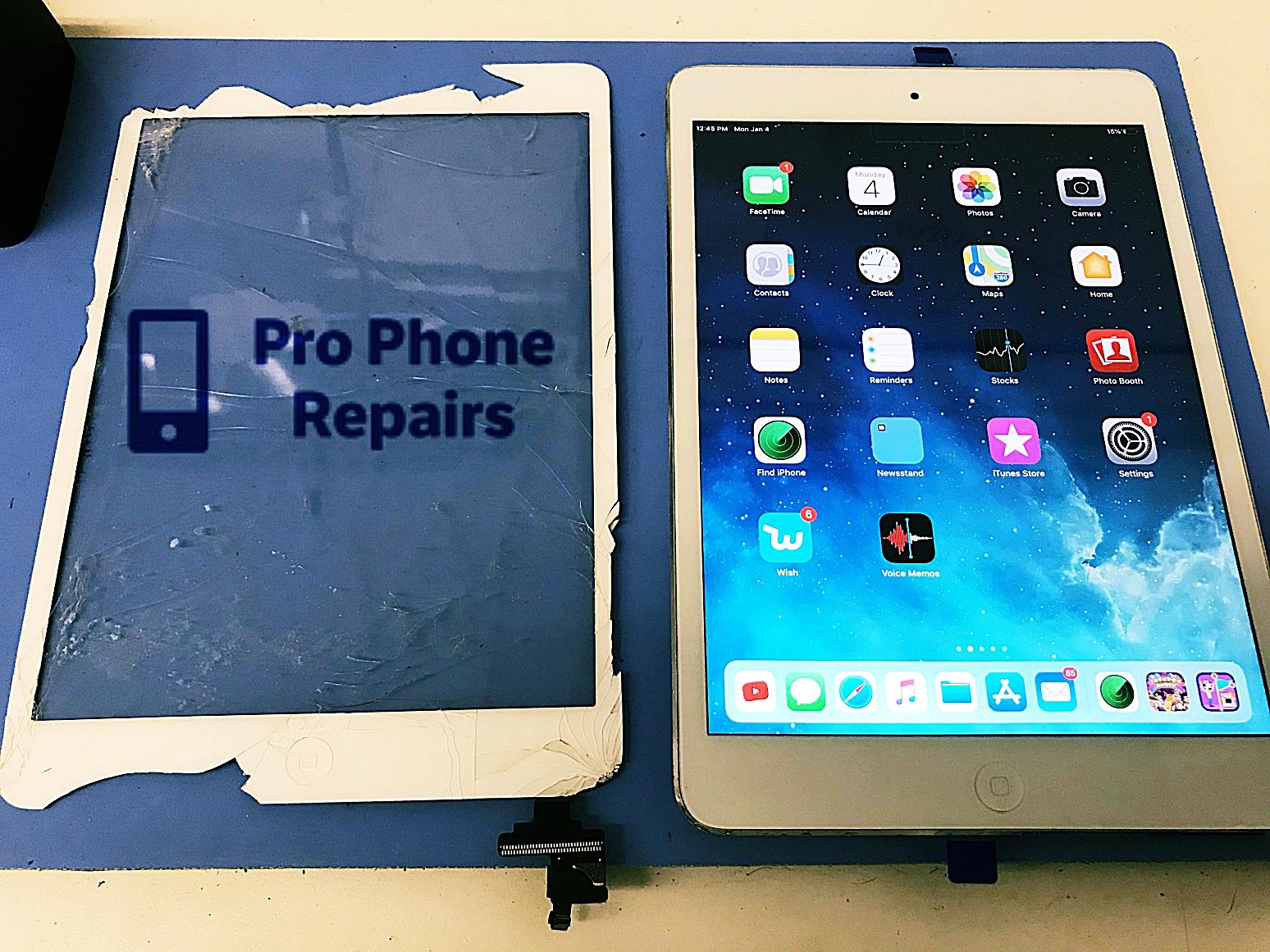 iPad 5 screen replacement by Pro Phone Repairs of Albuquerque