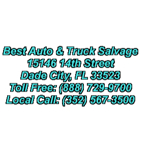 Best Auto & Truck Salvage LLC - Dade City, FL 33523 - (352)567-3500 | ShowMeLocal.com
