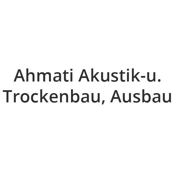 Logo Ahmati Trockenbau