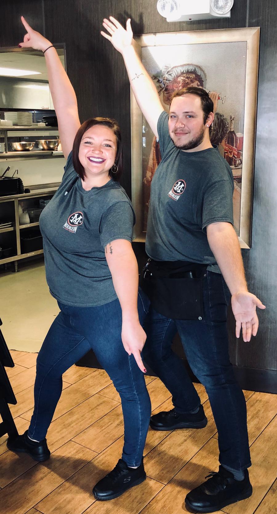 Moerlein staff ready to serve you