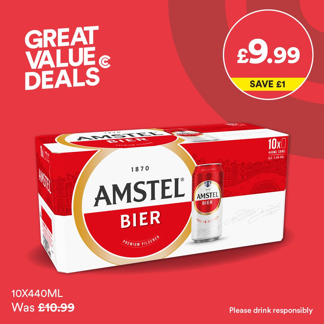 Amstel Bier 10 pack - £9.99
