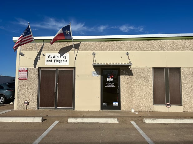 Images Austin Flag and Flagpole