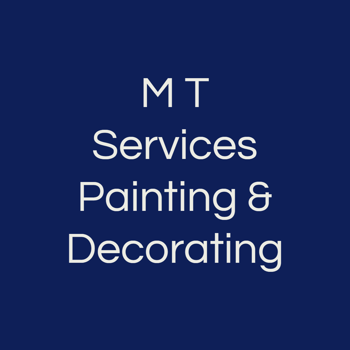 M T Services Painting & Decorating Logo