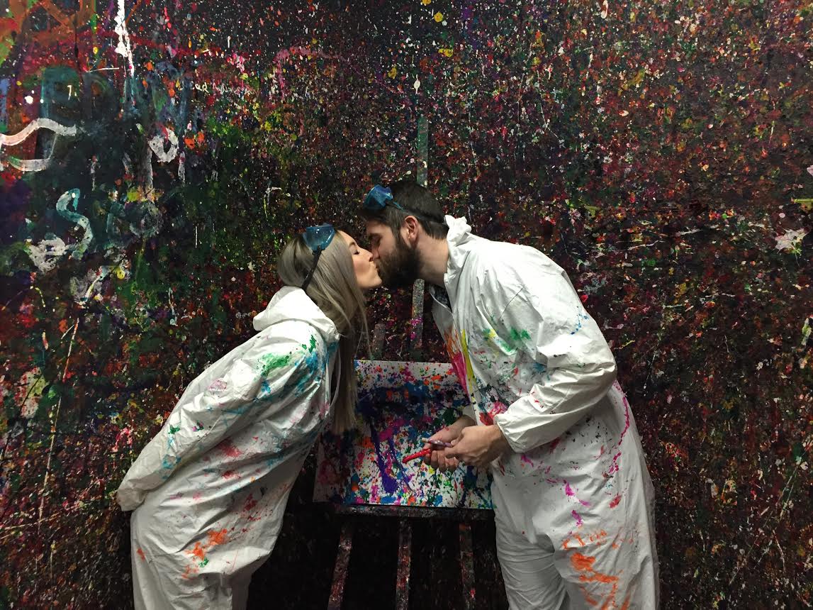 Splatter date at Pinspiration